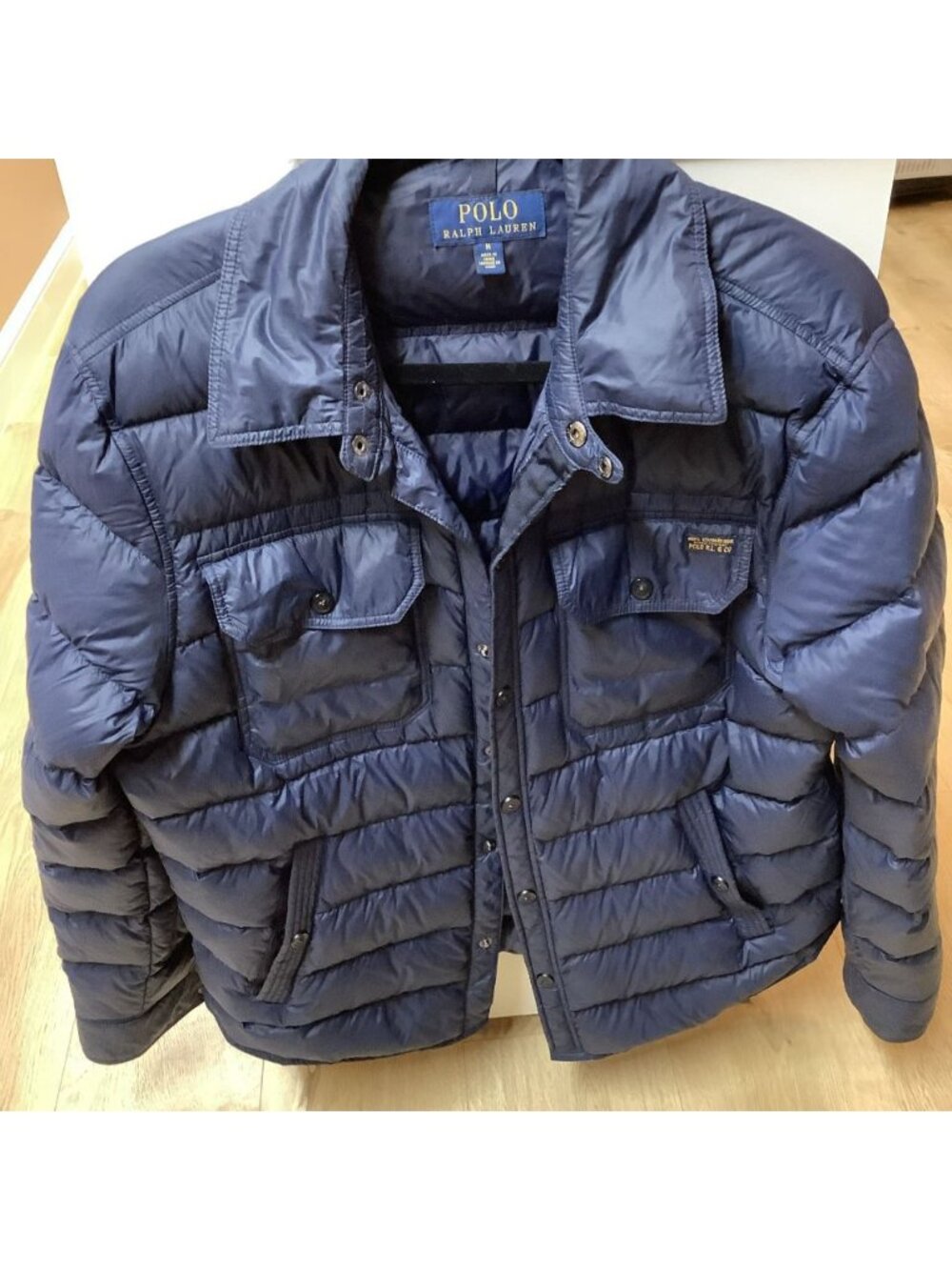 Vintage Polo Ralph Lauren Men’s Size Medium Down Puffer Jacket, RN41381, Used.